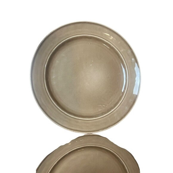 2 POTTERY BARN CAMBRIA MUSHROOM DINNER PLATES PORTUGAL 11 1/2” MINT - Picture 6 of 7